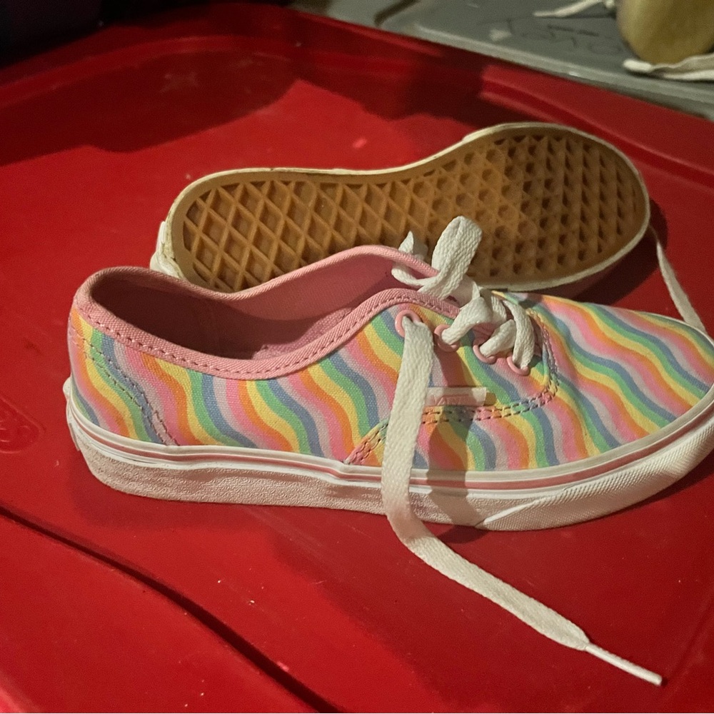 Colorful Vans Kids Shoes